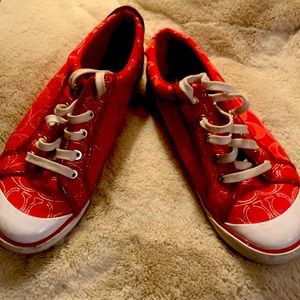 Coach lace up sneakers